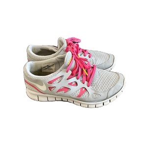 Nike Women’s Livestrong Nike Free Running Shoes Gray Pink 442164-001 Size 8.5